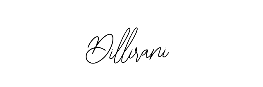 Bearetta-2O07w is a professional signature style that is perfect for those who want to add a touch of class to their signature. It is also a great choice for those who want to make their signature more unique. Get Dillirani name to fancy signature for free. Dillirani signature style 12 images and pictures png