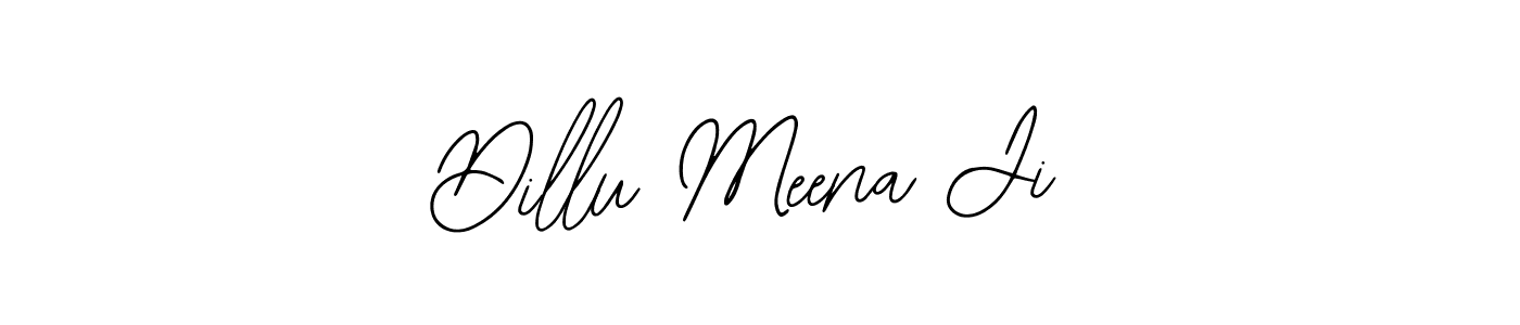 Make a short Dillu Meena Ji signature style. Manage your documents anywhere anytime using Bearetta-2O07w. Create and add eSignatures, submit forms, share and send files easily. Dillu Meena Ji signature style 12 images and pictures png