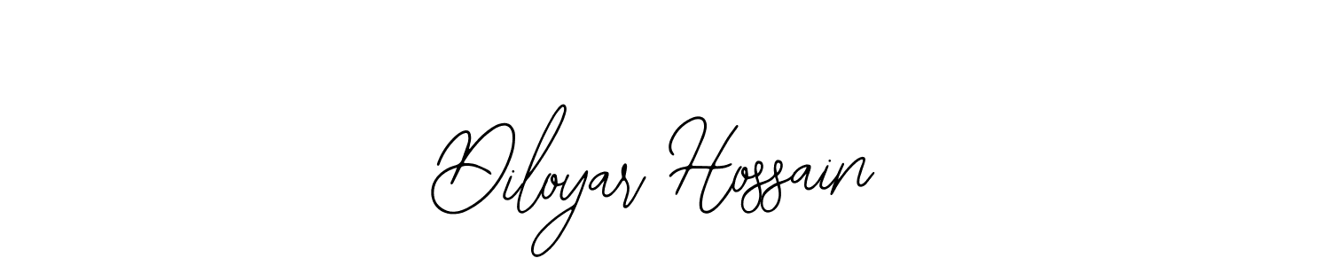 The best way (Bearetta-2O07w) to make a short signature is to pick only two or three words in your name. The name Diloyar Hossain include a total of six letters. For converting this name. Diloyar Hossain signature style 12 images and pictures png