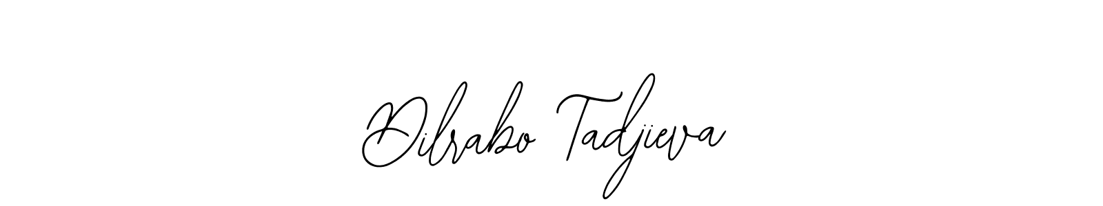 Make a beautiful signature design for name Dilrabo Tadjieva. Use this online signature maker to create a handwritten signature for free. Dilrabo Tadjieva signature style 12 images and pictures png