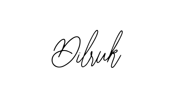 How to make Dilruk name signature. Use Bearetta-2O07w style for creating short signs online. This is the latest handwritten sign. Dilruk signature style 12 images and pictures png