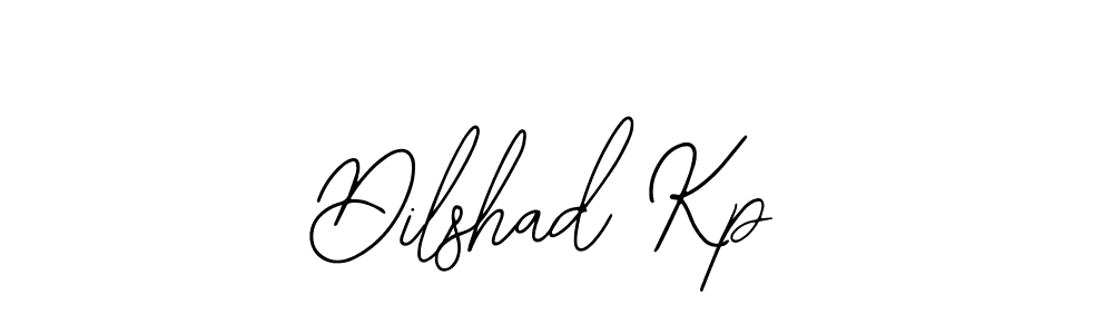 Dilshad Kp stylish signature style. Best Handwritten Sign (Bearetta-2O07w) for my name. Handwritten Signature Collection Ideas for my name Dilshad Kp. Dilshad Kp signature style 12 images and pictures png