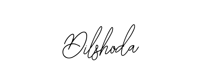 How to make Dilshoda name signature. Use Bearetta-2O07w style for creating short signs online. This is the latest handwritten sign. Dilshoda signature style 12 images and pictures png