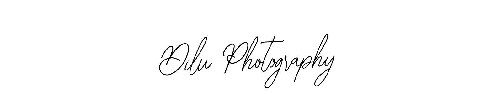 How to make Dilu Photography name signature. Use Bearetta-2O07w style for creating short signs online. This is the latest handwritten sign. Dilu Photography signature style 12 images and pictures png