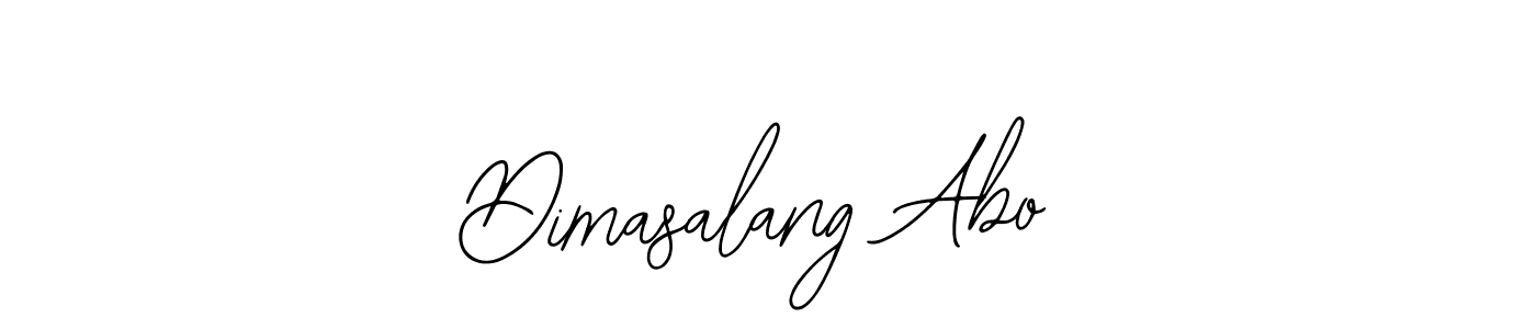 Also You can easily find your signature by using the search form. We will create Dimasalang Abo name handwritten signature images for you free of cost using Bearetta-2O07w sign style. Dimasalang Abo signature style 12 images and pictures png