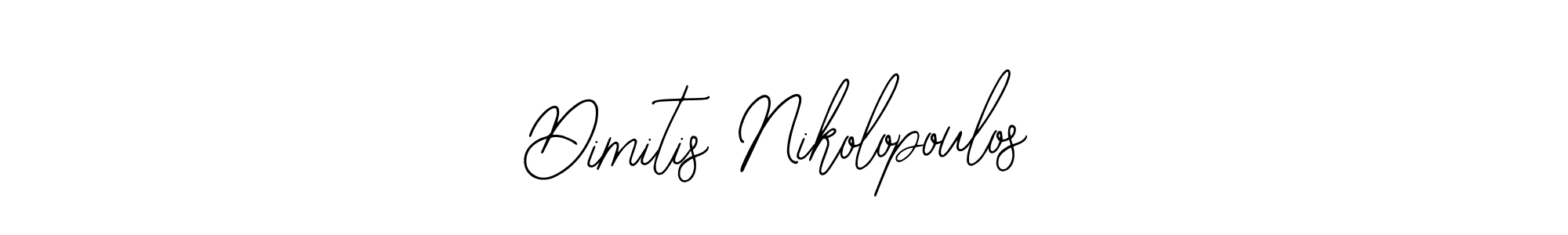 Create a beautiful signature design for name Dimitis Nikolopoulos. With this signature (Bearetta-2O07w) fonts, you can make a handwritten signature for free. Dimitis Nikolopoulos signature style 12 images and pictures png