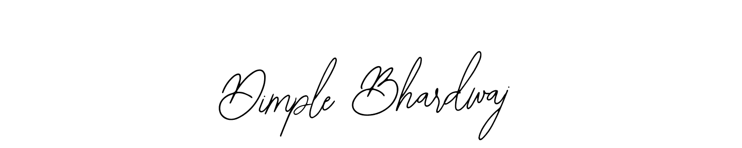 How to make Dimple Bhardwaj name signature. Use Bearetta-2O07w style for creating short signs online. This is the latest handwritten sign. Dimple Bhardwaj signature style 12 images and pictures png