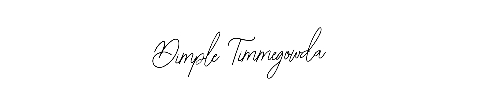 Once you've used our free online signature maker to create your best signature Bearetta-2O07w style, it's time to enjoy all of the benefits that Dimple Timmegowda name signing documents. Dimple Timmegowda signature style 12 images and pictures png