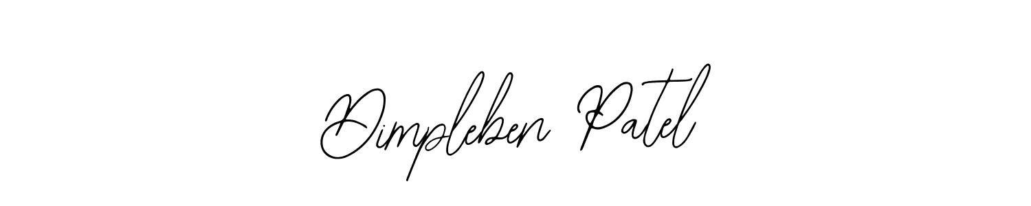 How to make Dimpleben Patel signature? Bearetta-2O07w is a professional autograph style. Create handwritten signature for Dimpleben Patel name. Dimpleben Patel signature style 12 images and pictures png