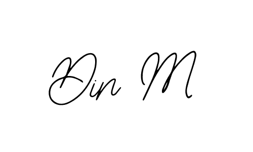 Similarly Bearetta-2O07w is the best handwritten signature design. Signature creator online .You can use it as an online autograph creator for name Din M. Din M signature style 12 images and pictures png