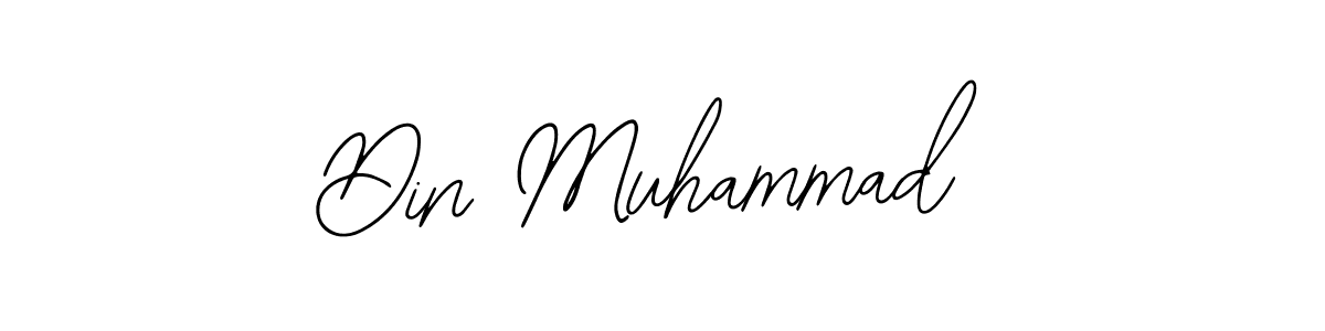 Design your own signature with our free online signature maker. With this signature software, you can create a handwritten (Bearetta-2O07w) signature for name Din Muhammad. Din Muhammad signature style 12 images and pictures png