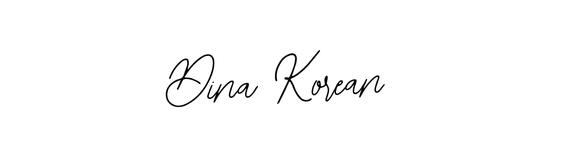 Create a beautiful signature design for name Dina Korean. With this signature (Bearetta-2O07w) fonts, you can make a handwritten signature for free. Dina Korean signature style 12 images and pictures png