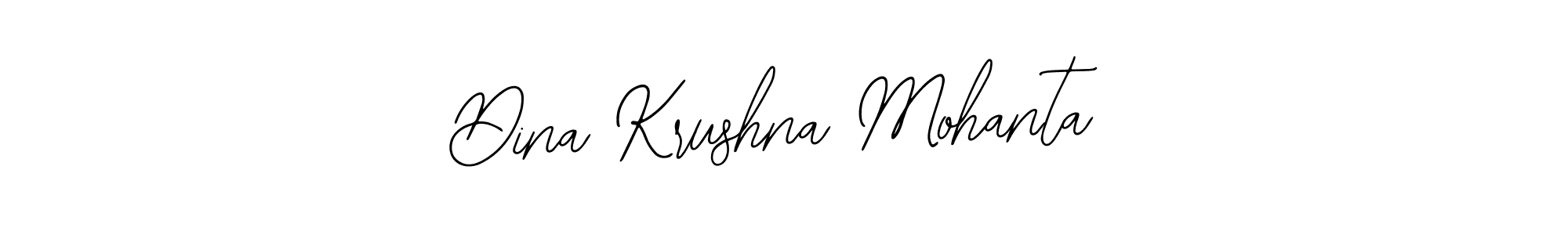 Design your own signature with our free online signature maker. With this signature software, you can create a handwritten (Bearetta-2O07w) signature for name Dina Krushna Mohanta. Dina Krushna Mohanta signature style 12 images and pictures png