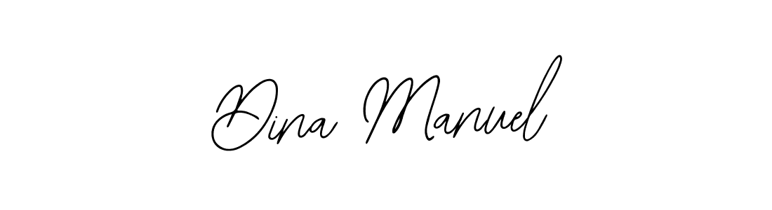 Dina Manuel stylish signature style. Best Handwritten Sign (Bearetta-2O07w) for my name. Handwritten Signature Collection Ideas for my name Dina Manuel. Dina Manuel signature style 12 images and pictures png