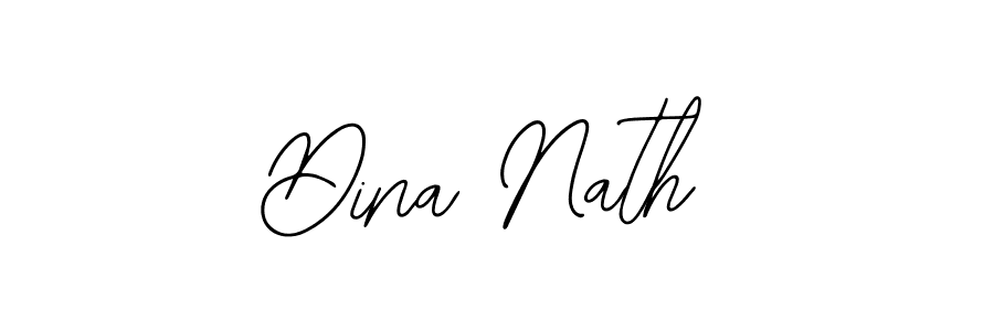 The best way (Bearetta-2O07w) to make a short signature is to pick only two or three words in your name. The name Dina Nath include a total of six letters. For converting this name. Dina Nath signature style 12 images and pictures png