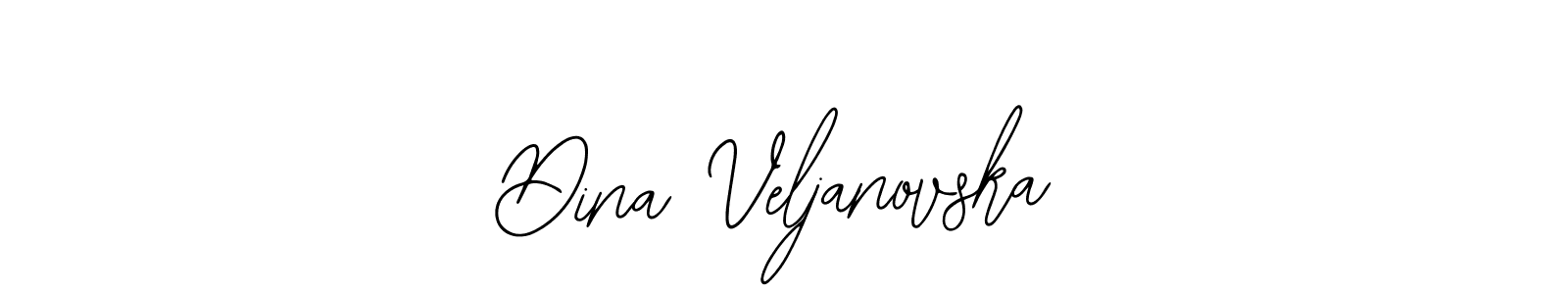 Make a short Dina Veljanovska signature style. Manage your documents anywhere anytime using Bearetta-2O07w. Create and add eSignatures, submit forms, share and send files easily. Dina Veljanovska signature style 12 images and pictures png