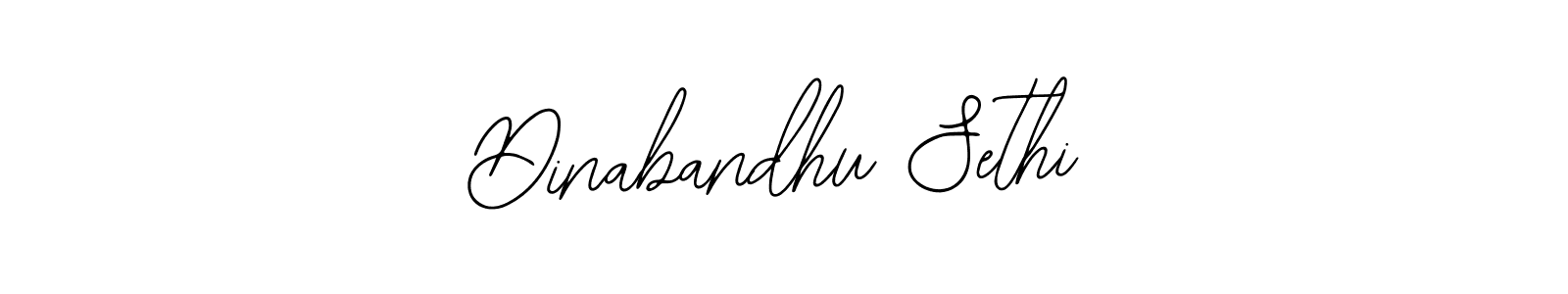 You should practise on your own different ways (Bearetta-2O07w) to write your name (Dinabandhu Sethi) in signature. don't let someone else do it for you. Dinabandhu Sethi signature style 12 images and pictures png