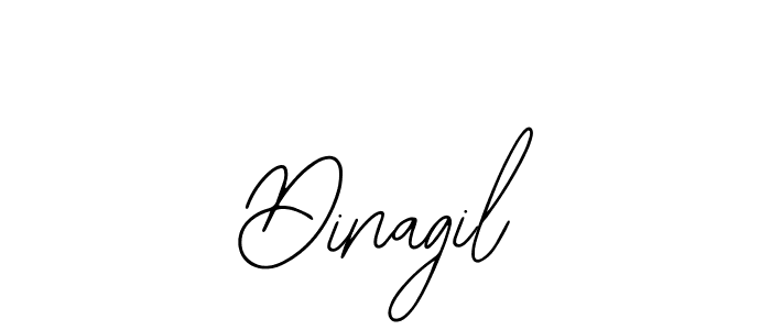 The best way (Bearetta-2O07w) to make a short signature is to pick only two or three words in your name. The name Dinagil include a total of six letters. For converting this name. Dinagil signature style 12 images and pictures png