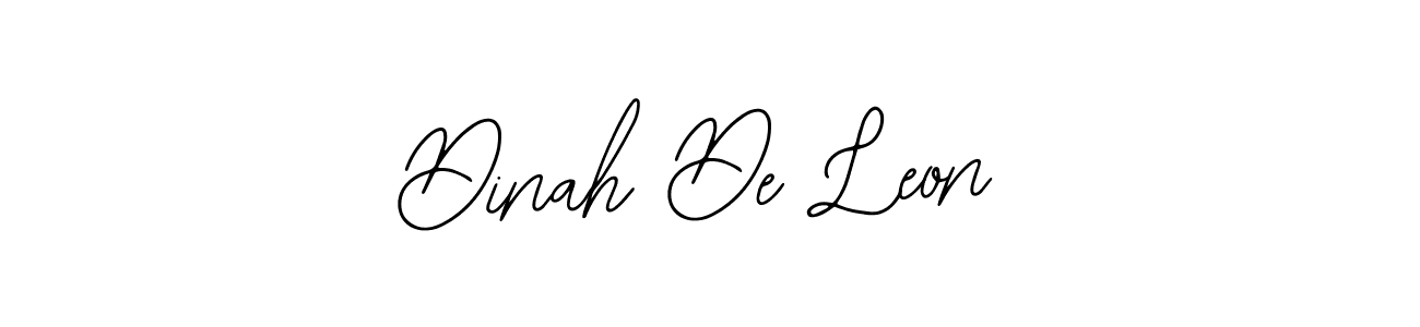 Use a signature maker to create a handwritten signature online. With this signature software, you can design (Bearetta-2O07w) your own signature for name Dinah De Leon. Dinah De Leon signature style 12 images and pictures png