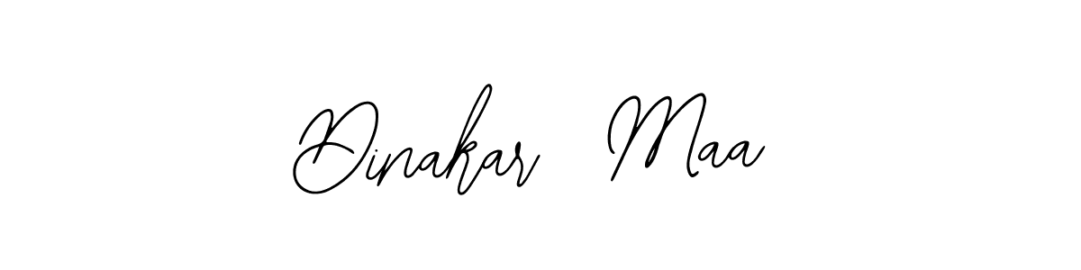 How to make Dinakar  Maa name signature. Use Bearetta-2O07w style for creating short signs online. This is the latest handwritten sign. Dinakar  Maa signature style 12 images and pictures png
