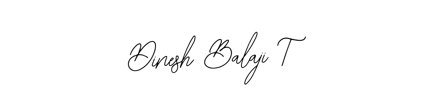 Use a signature maker to create a handwritten signature online. With this signature software, you can design (Bearetta-2O07w) your own signature for name Dinesh Balaji T. Dinesh Balaji T signature style 12 images and pictures png