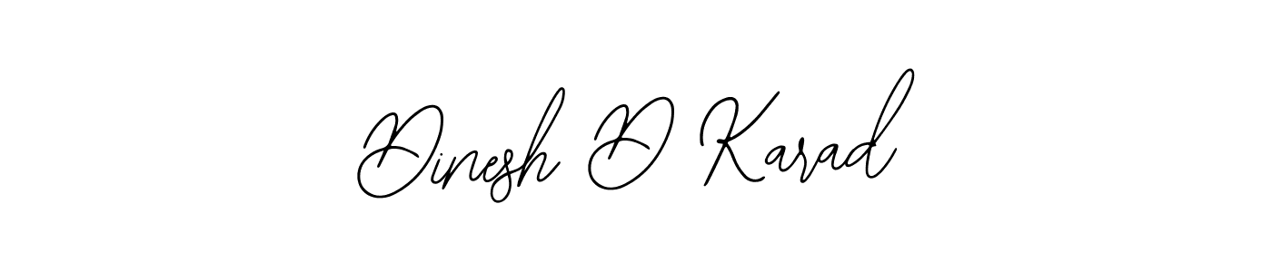 if you are searching for the best signature style for your name Dinesh D Karad. so please give up your signature search. here we have designed multiple signature styles  using Bearetta-2O07w. Dinesh D Karad signature style 12 images and pictures png