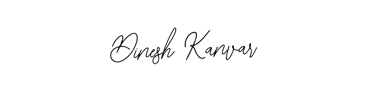 Use a signature maker to create a handwritten signature online. With this signature software, you can design (Bearetta-2O07w) your own signature for name Dinesh Kanvar. Dinesh Kanvar signature style 12 images and pictures png