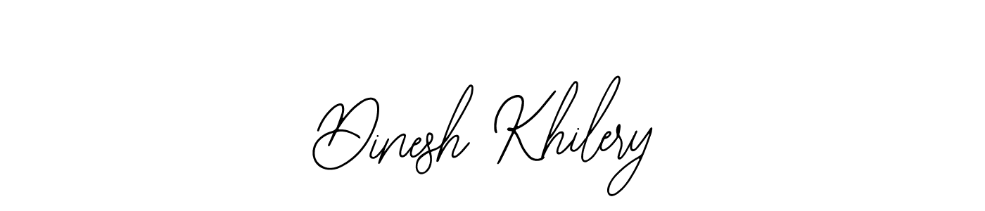 Make a short Dinesh Khilery signature style. Manage your documents anywhere anytime using Bearetta-2O07w. Create and add eSignatures, submit forms, share and send files easily. Dinesh Khilery signature style 12 images and pictures png