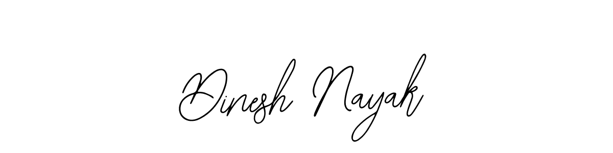 How to make Dinesh Nayak name signature. Use Bearetta-2O07w style for creating short signs online. This is the latest handwritten sign. Dinesh Nayak signature style 12 images and pictures png