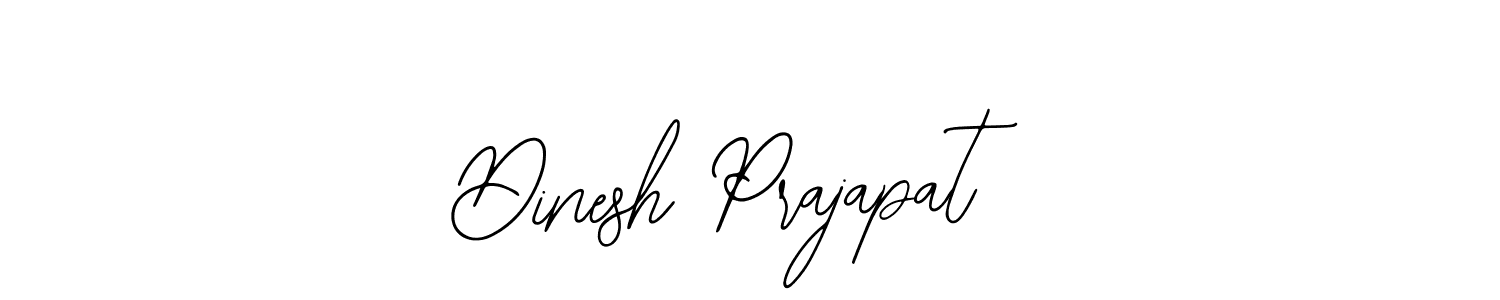 How to make Dinesh Prajapat name signature. Use Bearetta-2O07w style for creating short signs online. This is the latest handwritten sign. Dinesh Prajapat signature style 12 images and pictures png