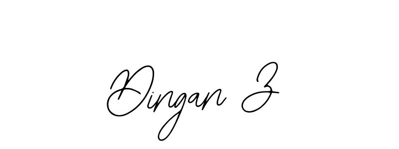 Use a signature maker to create a handwritten signature online. With this signature software, you can design (Bearetta-2O07w) your own signature for name Dingan Z. Dingan Z signature style 12 images and pictures png