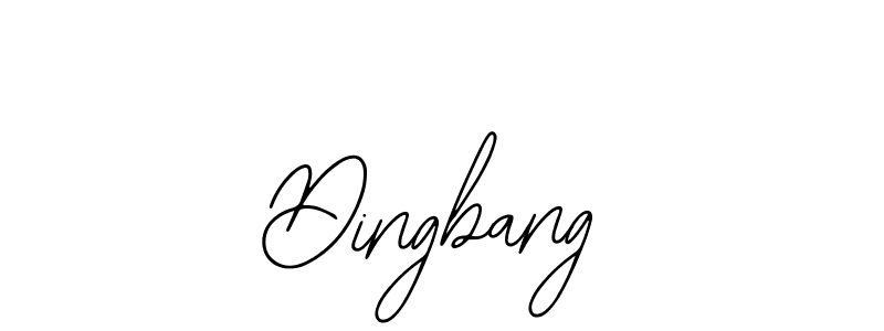 You can use this online signature creator to create a handwritten signature for the name Dingbang. This is the best online autograph maker. Dingbang signature style 12 images and pictures png