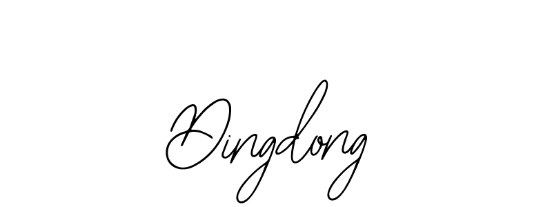 Design your own signature with our free online signature maker. With this signature software, you can create a handwritten (Bearetta-2O07w) signature for name Dingdong. Dingdong signature style 12 images and pictures png