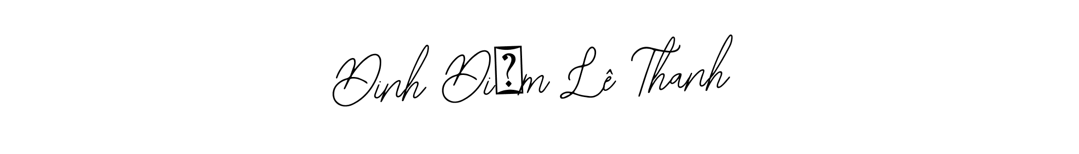 How to Draw Dinh Diễm Lê Thanh signature style? Bearetta-2O07w is a latest design signature styles for name Dinh Diễm Lê Thanh. Dinh Diễm Lê Thanh signature style 12 images and pictures png