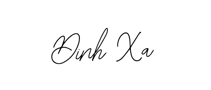 Make a beautiful signature design for name Dinh Xa. With this signature (Bearetta-2O07w) style, you can create a handwritten signature for free. Dinh Xa signature style 12 images and pictures png