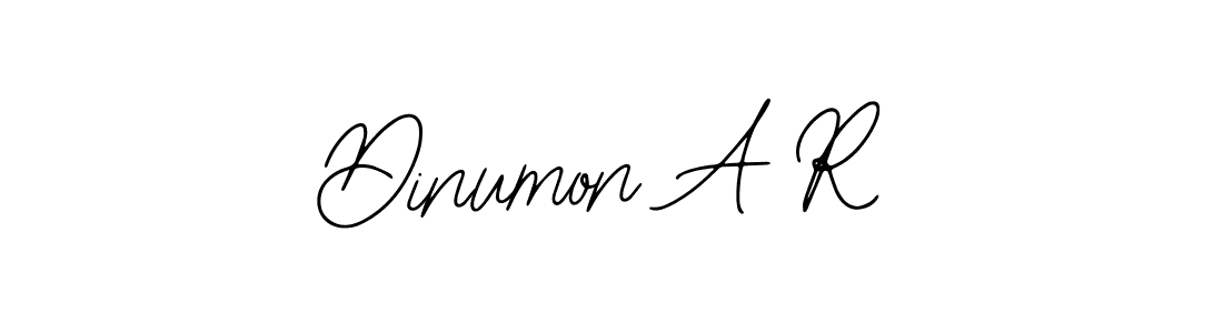 Use a signature maker to create a handwritten signature online. With this signature software, you can design (Bearetta-2O07w) your own signature for name Dinumon A R. Dinumon A R signature style 12 images and pictures png
