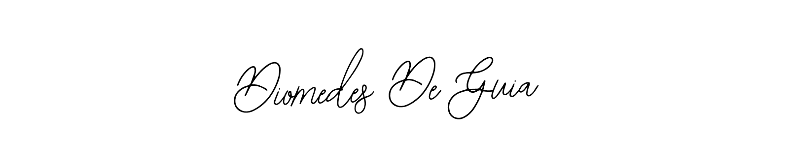 Design your own signature with our free online signature maker. With this signature software, you can create a handwritten (Bearetta-2O07w) signature for name Diomedes De Guia. Diomedes De Guia signature style 12 images and pictures png