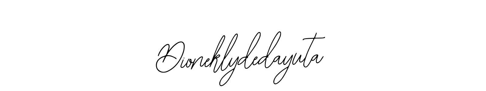 Make a short Dioneklydedayuta signature style. Manage your documents anywhere anytime using Bearetta-2O07w. Create and add eSignatures, submit forms, share and send files easily. Dioneklydedayuta signature style 12 images and pictures png