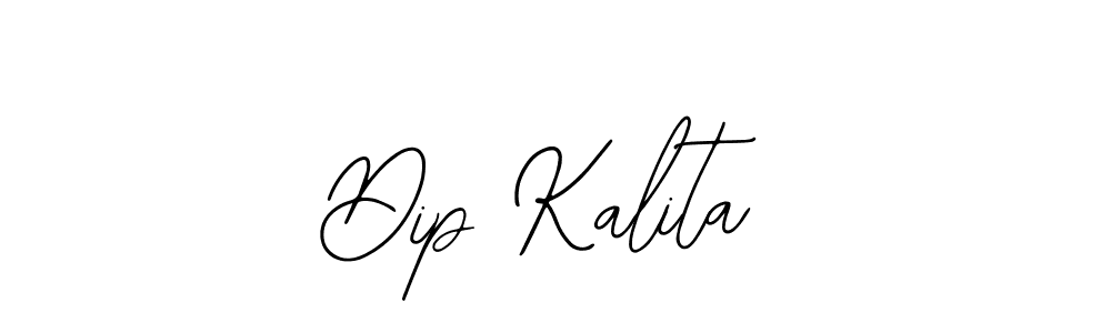 Design your own signature with our free online signature maker. With this signature software, you can create a handwritten (Bearetta-2O07w) signature for name Dip Kalita. Dip Kalita signature style 12 images and pictures png