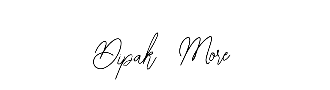 How to make Dipak  More name signature. Use Bearetta-2O07w style for creating short signs online. This is the latest handwritten sign. Dipak  More signature style 12 images and pictures png
