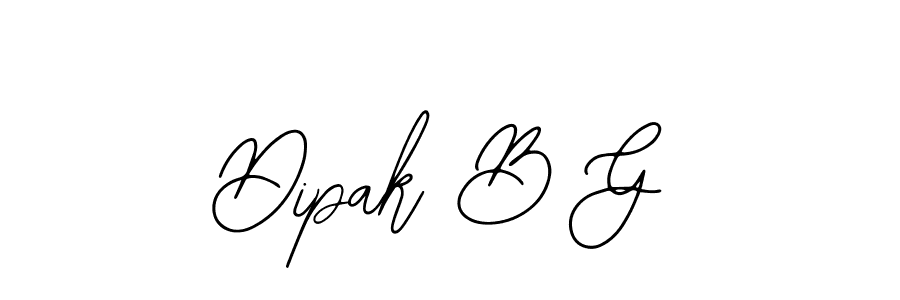 How to Draw Dipak B G signature style? Bearetta-2O07w is a latest design signature styles for name Dipak B G. Dipak B G signature style 12 images and pictures png