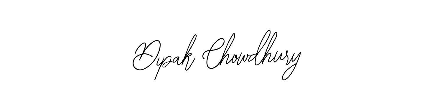 How to make Dipak Chowdhury name signature. Use Bearetta-2O07w style for creating short signs online. This is the latest handwritten sign. Dipak Chowdhury signature style 12 images and pictures png