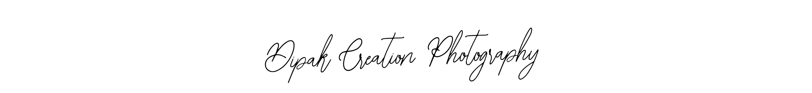 How to make Dipak Creation Photography name signature. Use Bearetta-2O07w style for creating short signs online. This is the latest handwritten sign. Dipak Creation Photography signature style 12 images and pictures png