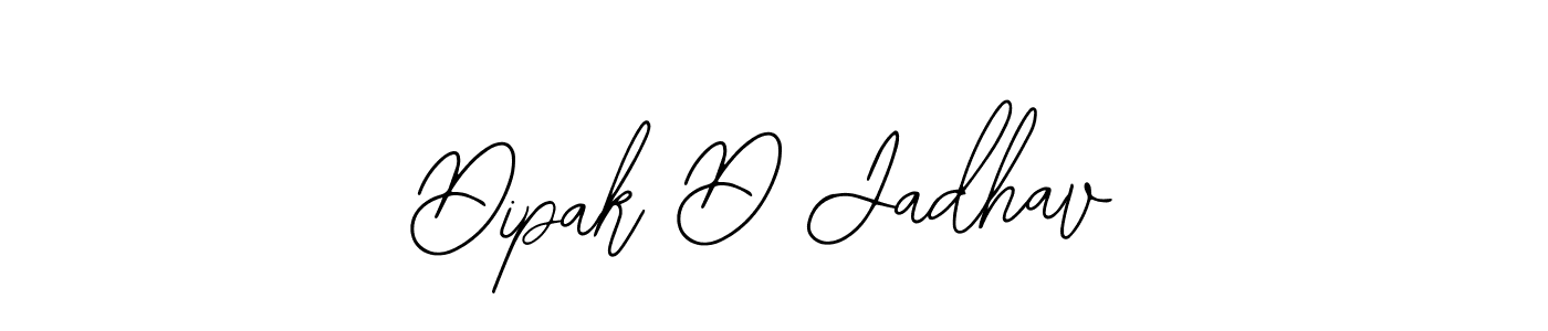 Dipak D Jadhav stylish signature style. Best Handwritten Sign (Bearetta-2O07w) for my name. Handwritten Signature Collection Ideas for my name Dipak D Jadhav. Dipak D Jadhav signature style 12 images and pictures png