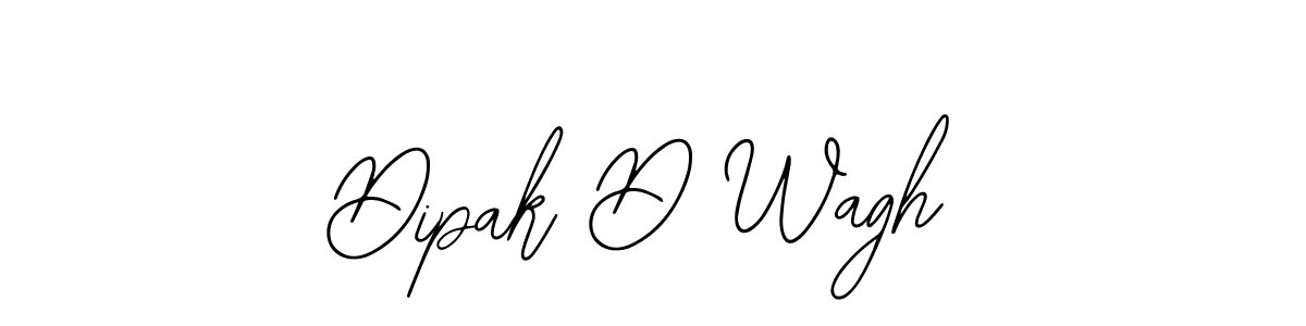 Use a signature maker to create a handwritten signature online. With this signature software, you can design (Bearetta-2O07w) your own signature for name Dipak D Wagh. Dipak D Wagh signature style 12 images and pictures png