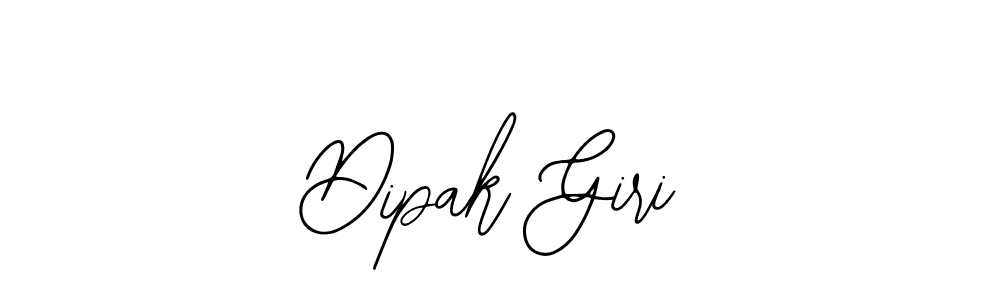 Use a signature maker to create a handwritten signature online. With this signature software, you can design (Bearetta-2O07w) your own signature for name Dipak Giri. Dipak Giri signature style 12 images and pictures png