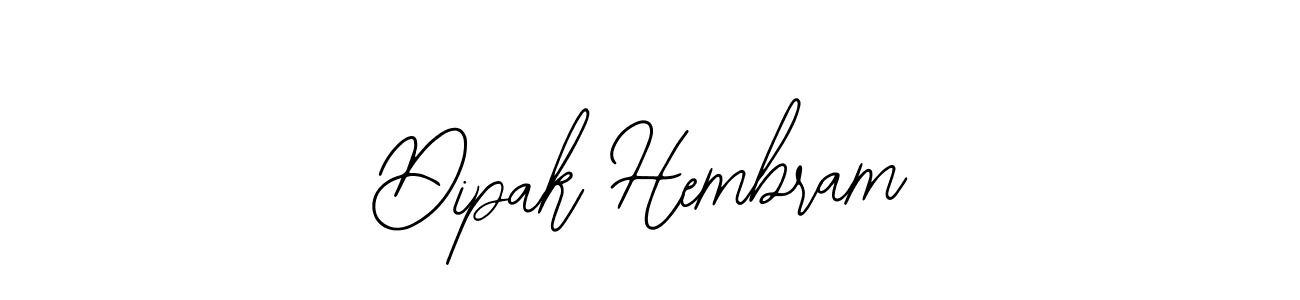 How to make Dipak Hembram name signature. Use Bearetta-2O07w style for creating short signs online. This is the latest handwritten sign. Dipak Hembram signature style 12 images and pictures png