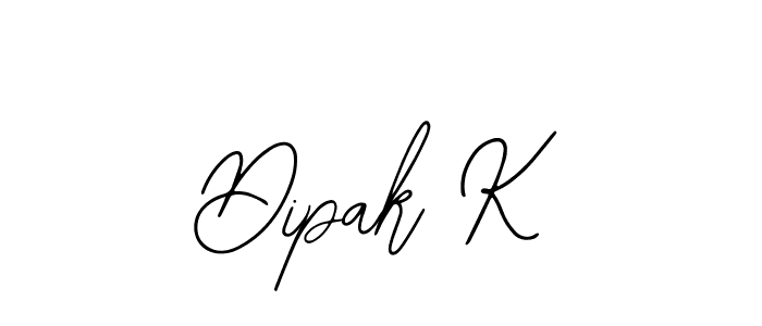 Similarly Bearetta-2O07w is the best handwritten signature design. Signature creator online .You can use it as an online autograph creator for name Dipak K. Dipak K signature style 12 images and pictures png