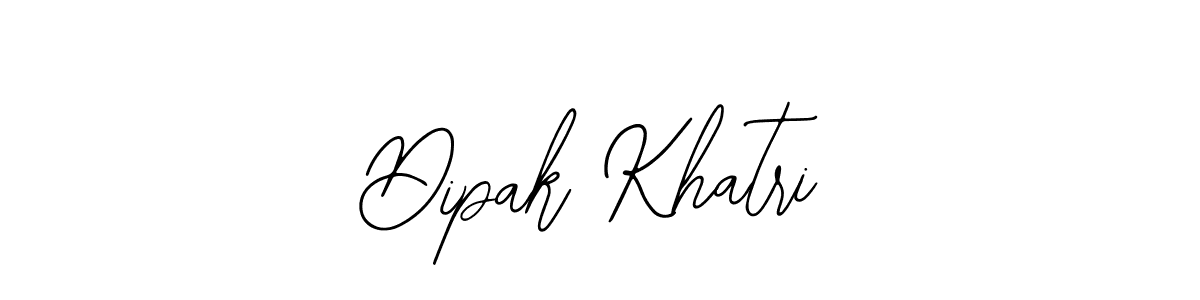 Design your own signature with our free online signature maker. With this signature software, you can create a handwritten (Bearetta-2O07w) signature for name Dipak Khatri. Dipak Khatri signature style 12 images and pictures png