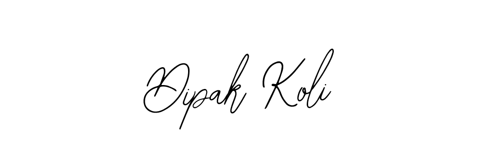 Similarly Bearetta-2O07w is the best handwritten signature design. Signature creator online .You can use it as an online autograph creator for name Dipak Koli. Dipak Koli signature style 12 images and pictures png